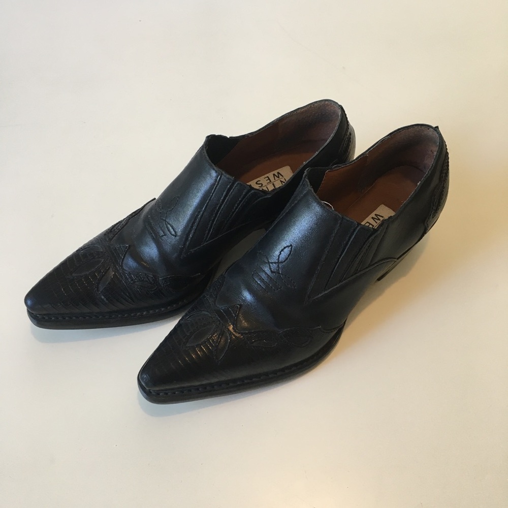 Vintage Nine West Western Booties